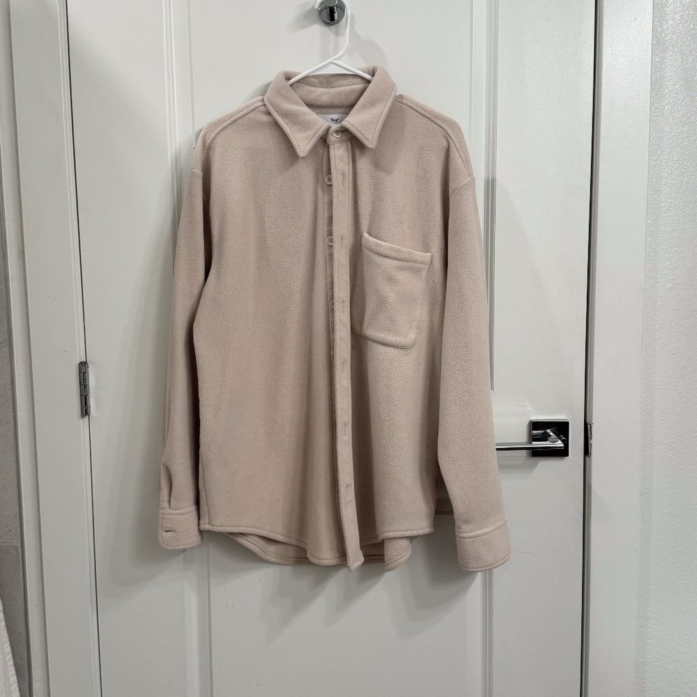 Womens TNA Fleece button up